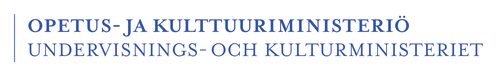 Opetus- ja kulttuuriministeriön logo